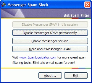 Messenger Spam Block 1.0 screenshot