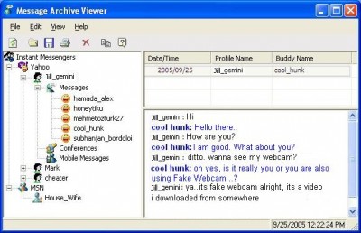 Messengers Archive Viewer 3.477 screenshot
