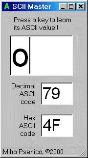 Mihov ASCII Master 2.0 screenshot