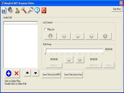 MingSoft MP3 Ringtone Editor 2.0 screenshot
