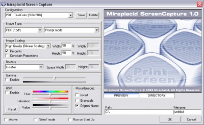 Miraplacid Screen Capture 1.0 screenshot