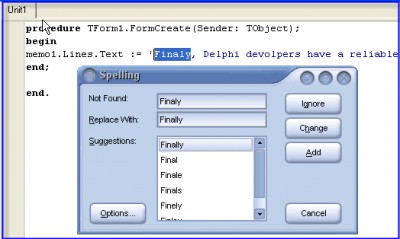 MisSpel For Delphi 1.1 screenshot
