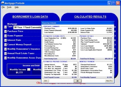 Mortgage Prelude 2.6.5.000 screenshot