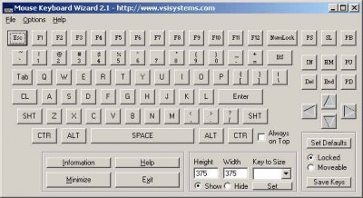 Mouse Keyboard Wizard 2.1 screenshot