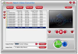 Movkit Batch Video Converter 3.5.5 screenshot