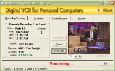 MsDVR 2000 1.1.214h screenshot
