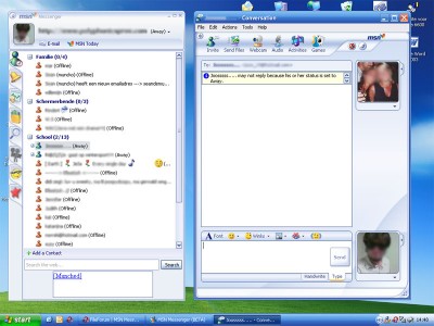MSN Messenger 8.0.0328 screenshot