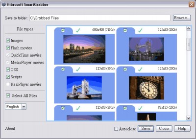 MultiGrabber 3.63 screenshot