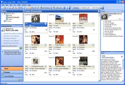 Music Label 2007 13.1.1 screenshot