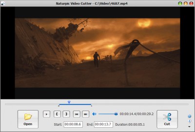 Naturpic Video Cutter 9.0 screenshot
