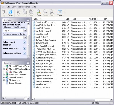 Netlocator Pro 1.2 screenshot