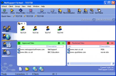 NetSupport School 8.01 screenshot