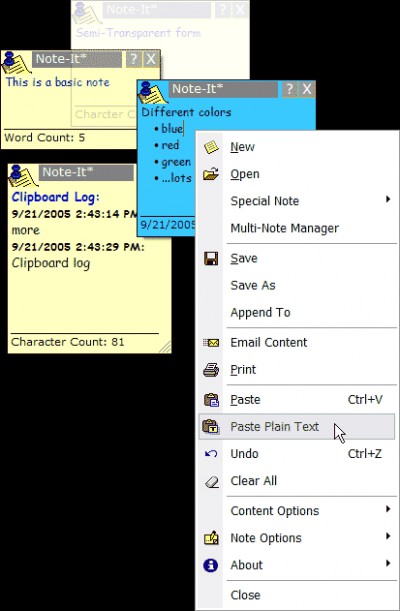 Note-It 4.6.0.4 screenshot