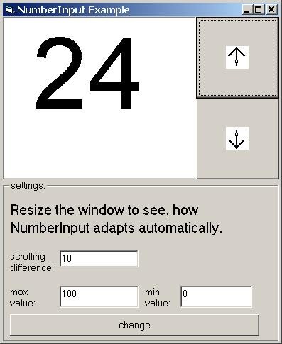 NumberInput ActiveX 2.0 screenshot