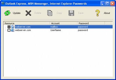 OEM Password Recovery 1.1.4 screenshot