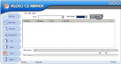 OSS Audio CD Maker 7.3.3.3000 screenshot