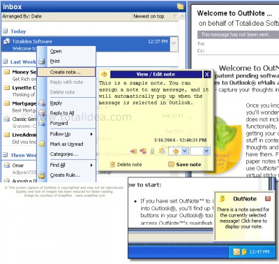 OutNote 1.0.13 screenshot