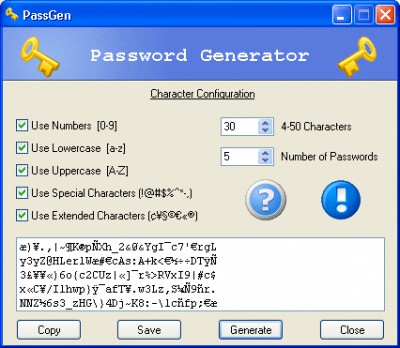 PassGen 1.0 screenshot