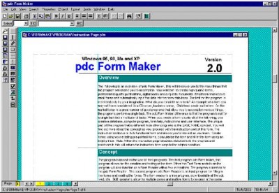 pdc Form Maker 2.0.0 screenshot