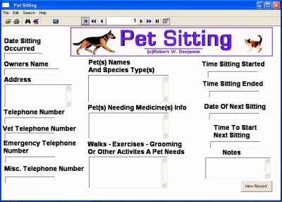 Pet Sitting 8.0 screenshot