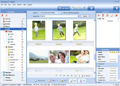 PicaJet Photo Organizer 2.6.5 screenshot