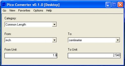 PicoConverter 0.1.1 screenshot