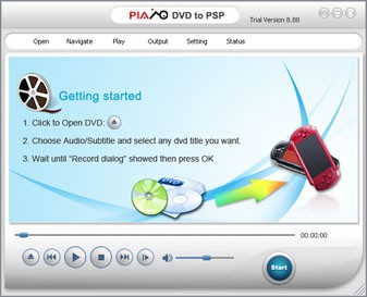 Plato DVD to PSP Converter 12.08.01 screenshot