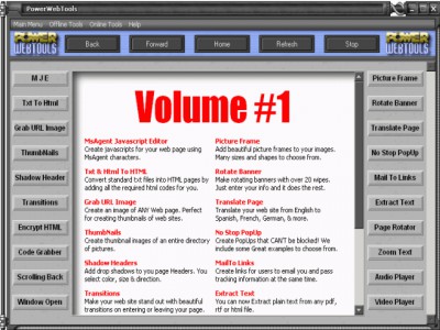 PowerWebTools 2.0 screenshot