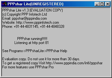 PPPshar Lite 1.3 screenshot