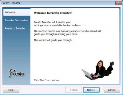 Presto Transfer QuickBooks 3.42 screenshot