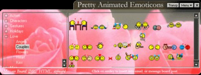 Pretty Animated Emoticons 3.02 screenshot