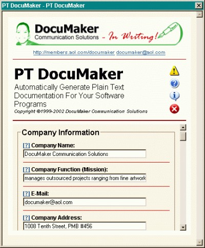 PT DocuMaker 1.0 screenshot