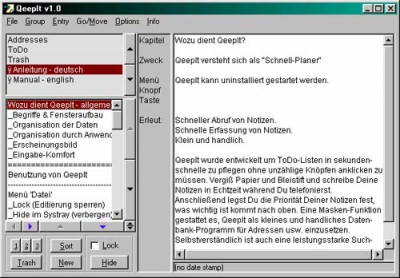 QeepIt 1.3.02 screenshot