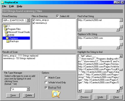 ReplaceEm 1.0 screenshot