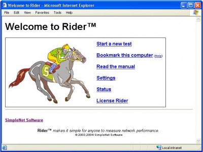 Rider 2.7 screenshot