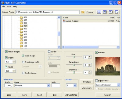 Right GIF Converter 1.3 screenshot