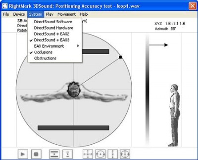 RightMark 3DSound 2.2 screenshot