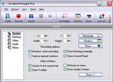 ScreenVirtuoso Professional 3.13 screenshot