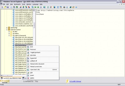 Secret Explorer 8.0.1546 screenshot