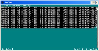 SeeData 1.00 screenshot