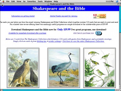 Shakespeare and the Bible 1.0 screenshot