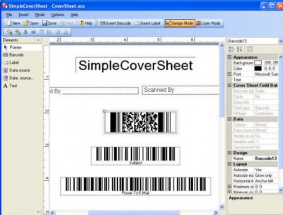 SimpleCoversheet 3.3 screenshot