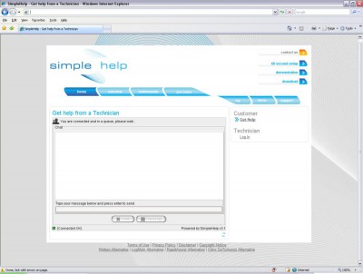 SimpleHelp 3.6 screenshot
