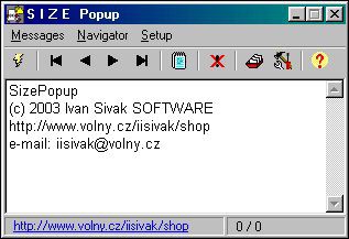 SizePopup 1.3 screenshot