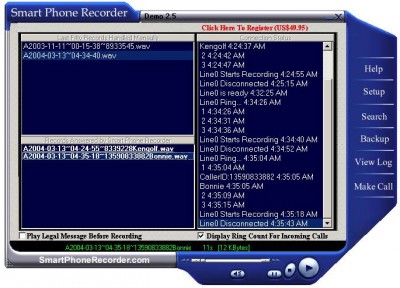 Smart Phone Recorder 2.6.2 screenshot