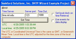 SNTP Wizard ActiveX 3.0 screenshot