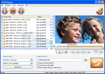 SoftPepper DVD Ripper 1.0 screenshot