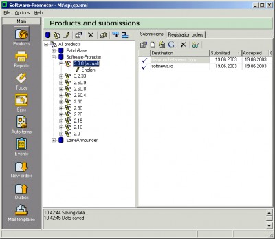 Software-Promoter 3.3.08 screenshot
