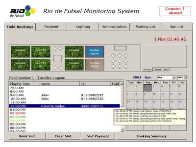 SportsQ Booking Manager 2.2.3 screenshot