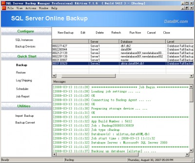SQL Server Backup 10.1.6 screenshot